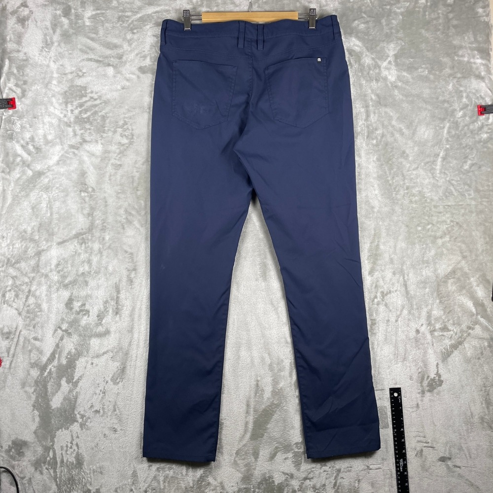 Travis Mathew Pants Mens 34 fits 34 Navy Blue Golf Chino Trousers 79194-00 - Picture 3 of 10